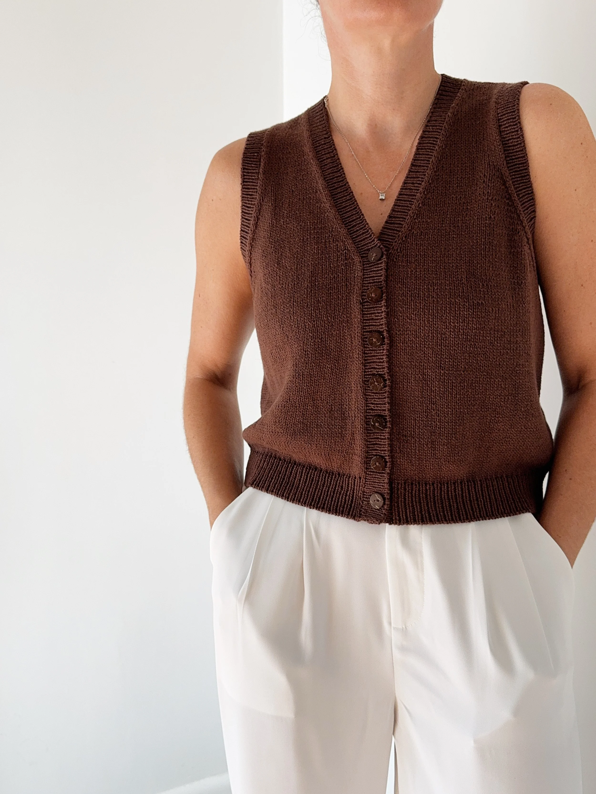 【archi】のWASHI KNIT TEE Brushstroke Color Block Tee by Ozai N Ku (Knit Top) | Artful